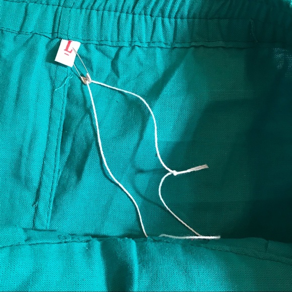 Boho embroidered pants lots of pockets nwot large - Picture 8 of 8